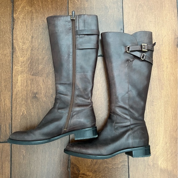 Ecco dark brown tall boots - Picture 2 of 5
